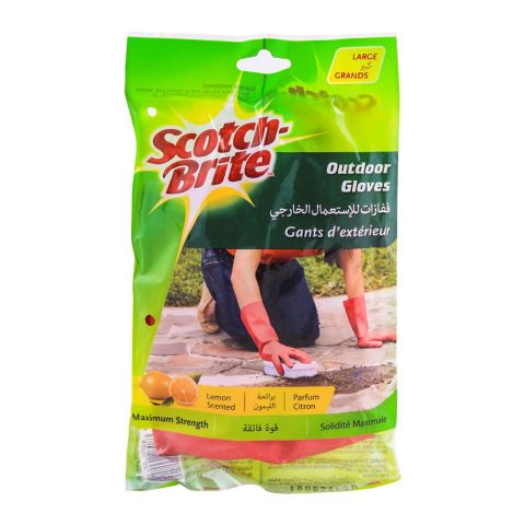 Scotch Brite Outdoor Hand Gloves, Large
