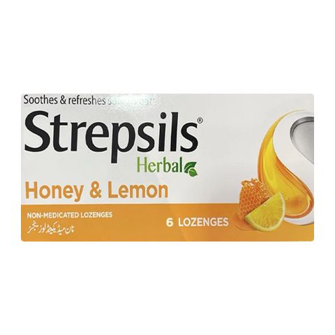 Reckitt Strepsils Comfort Honey & Lemon, 6-Pack