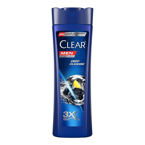 Clear Men Deep Cleanse Anti-Dandruff Shampoo, For All Hair Types, 315ml
