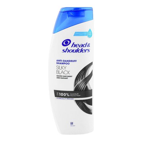 Head & Shoulders Silky Black Anti-Dandruff Shampoo, 360ml
