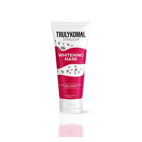 Truly Komal Starlight Whitening Mask, All Skin Types, 75ml