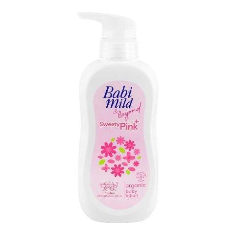 Babi Mild & Beyond Sweety Pink Organic Baby Lotion, 400ml