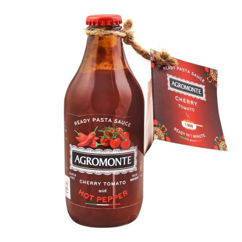 Agromonte Cherry Tomato With Hot Pepper Pasta Sauce, Gluten Free, 330g