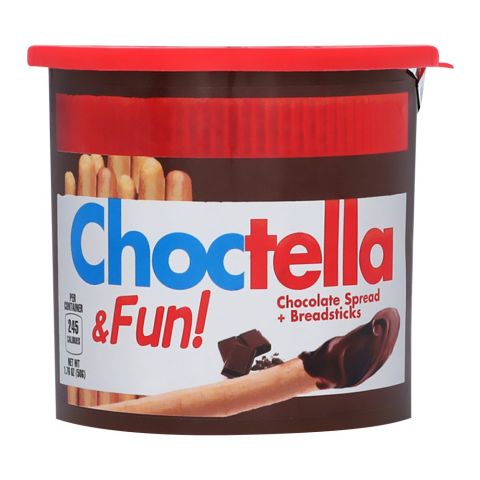 Choctella & Fun! Chocolate Spread & Breadsticks, 50g