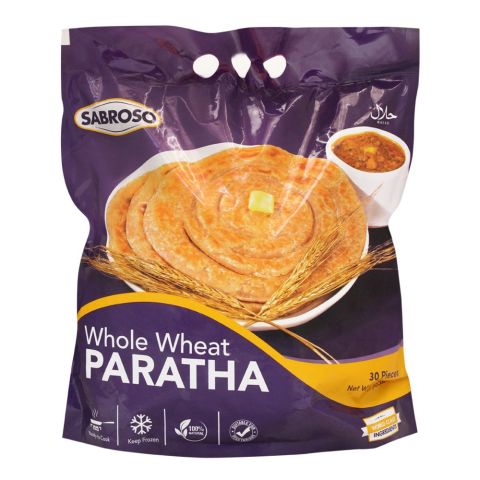 Sabroso Whole Wheat Paratha 30`s 2400g