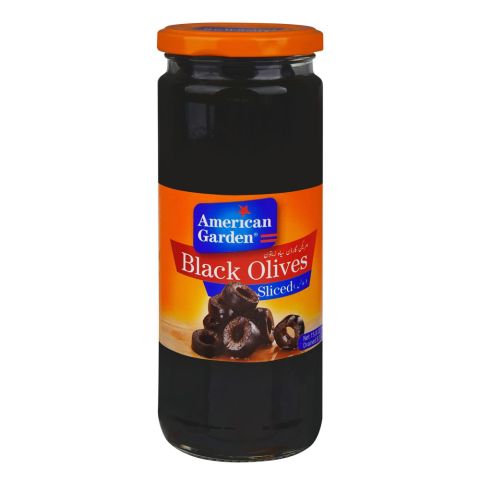 American G.Sliced Black Olives, 450g