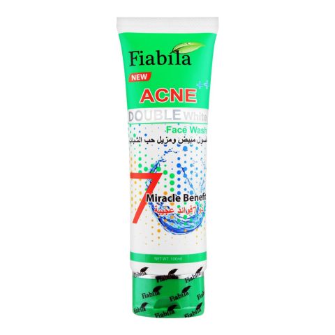 Fiabila Acne Double White Face Wash, 100ml