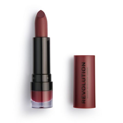 Makeup Revolution Matte Lipstick, 148 Plum
