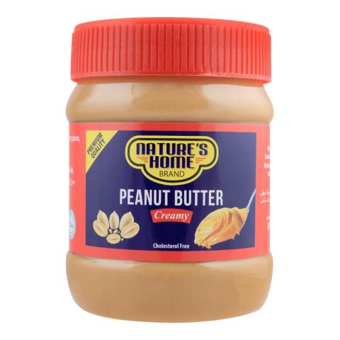 Nature's Home Peanut Butter, Creamy, 340g