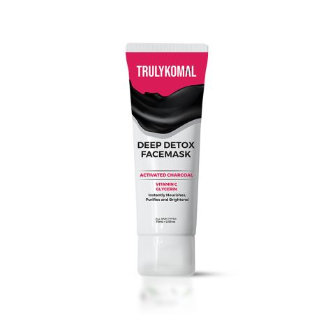 Truly Komal Deep Cleansing Detox Charcoal Facial Mask, 75ml