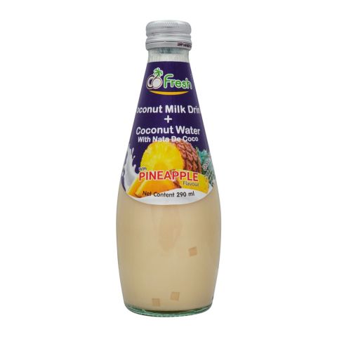 CoFresh Coconut Milk Dirnk, Pineapple, Bottle, 290ml