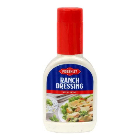 Fresh Street Ranch Dressing, 237ml, Pet Bottle