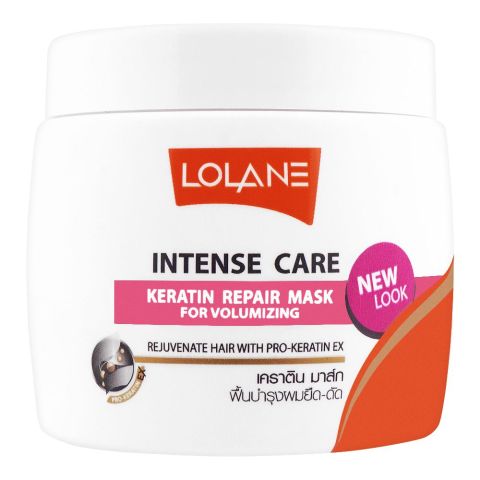 Lolane Intense Care Volume Filler Keratin Repair Hair Mask, 200ml