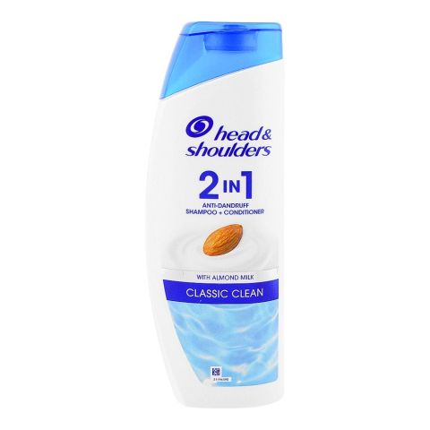 Head & Shoulders 2-In-1 Classic Clean Anti-Dandruff Shampoo + Conditioner, 360ml