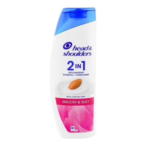 Head & Shoulders 2-In-1 Smooth & Silky Anti-Dandruff Shampoo + Conditioner, 360ml