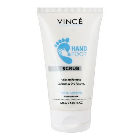 Vince Hand & Foot Scrub, For All Skin Types, 120ml