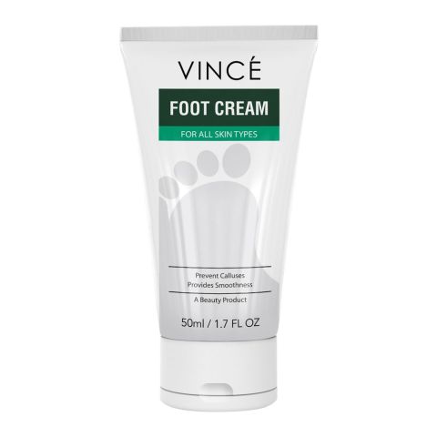 Vince Foot Cream, For All Skin Types, 50ml