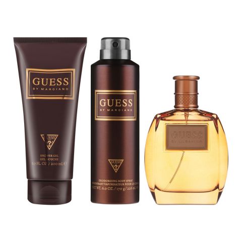 Guess By Marciano Pour Homme Set, Eau De Toilette, 100ml + Body Spray, 226ml + Shower Gel, 200ml