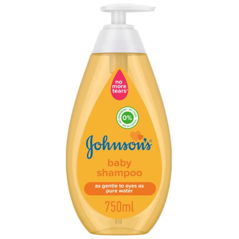 Johnson's As Gentle To Eye As Pure Water 0% Alcohol Baby Shampoo, UAE, 750ml