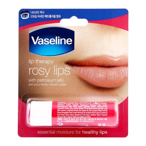 Vaseline Lip Therapy, Rosy Lips, 4.8g