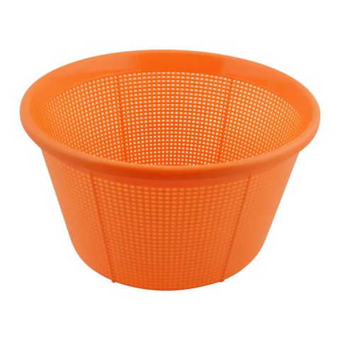 Lion Star Round Basket, Orange, 9.5 Inches Diameter, BW-3