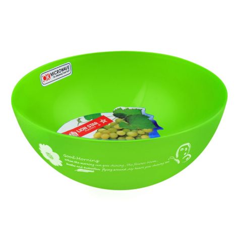 Lion Star Ruby Bowl, Green, 750ml, 6 Inches Diameter, MW-18