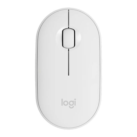 Logitech Pebble Wireless Mouse, White, M350