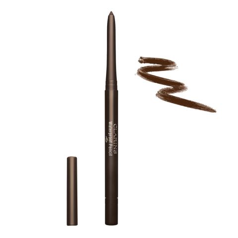 Clarins Paris Waterproof Pencil Eyeliner, Long-Lasting, 02 Chestnut