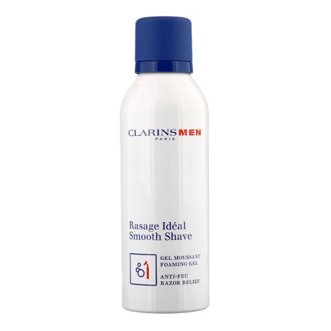 Clarins Paris Men Smooth Shave Foaming Gel, 150ml