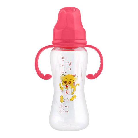 Baby World Baby Feeding Bottle With Handle, 240ml, BW2025