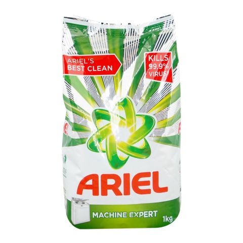 Ariel Anti-Bacterial Machine Expert Laundry Detergent Powder, 1kg