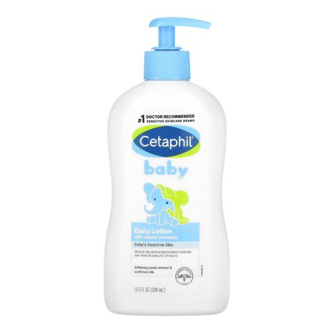 Cetaphil Baby Organic Calendula Daily Face & Body Lotion, 399ml