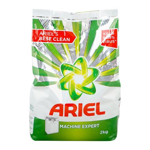 Ariel Anti-Bacterial Machine Expert Laundry Detergent Powder, 2kg