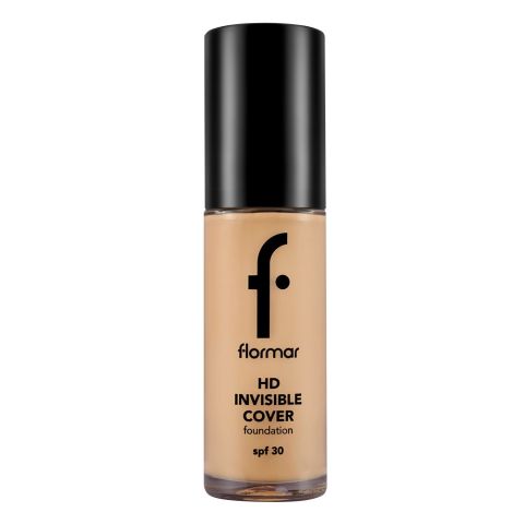 Flormar Invisible Coverage HD Foundation, 80 Soft Beige 30ml