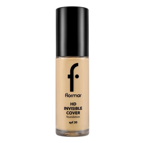 Flormar Invisible Coverage HD Foundation, 60 Ivory 30ml