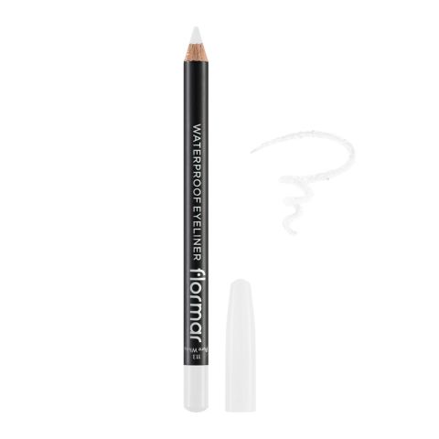 Flormar Waterproof Eye Liner, 113 White