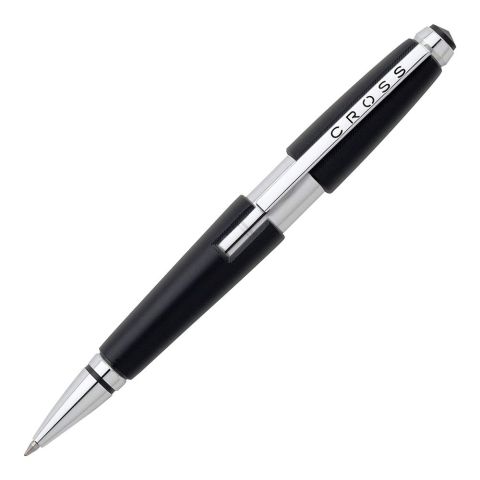 Cross Edge Jet Black Gel Rollerball Pen, With Black Gel Tip, AT0555-2