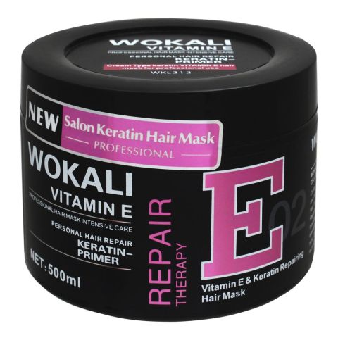 Wokali Vitamin E & Keratin Repairing Hair Mask, 02, 500ml