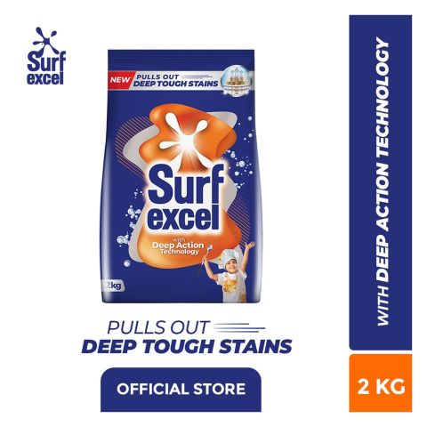Surf Excel Laundry Detergent Washing Powder, 2kg Saver Pack Rs.100/-