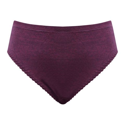 BeBelle Irisoft Cotton Spandex Fabric Panty, Spicy Purple