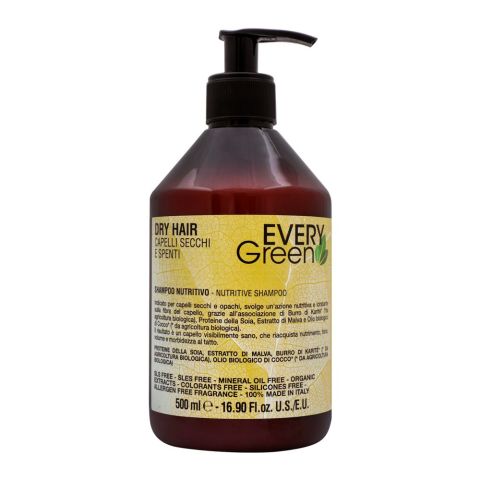 Every Green Dry Hair Nutritive Shampoo, 500ml