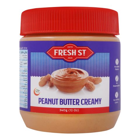 Fresh Street Peanut Butter, Creamy, 340g