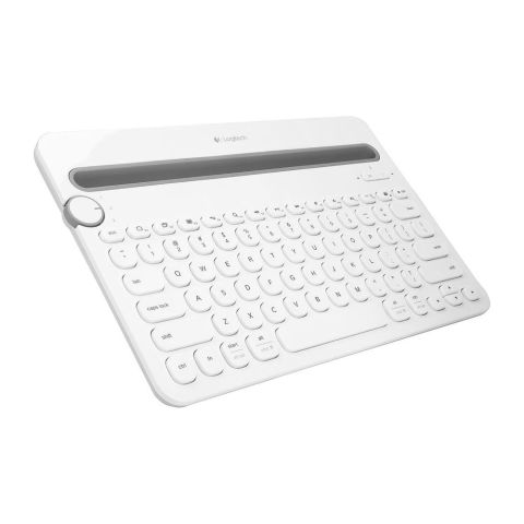 Logitech Bluetooth Multi-Device Keyboard, White, K480