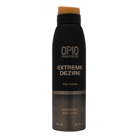 Opio Extreme Dezire Pour Homme Deodorant Body Spray, For Men, 200ml