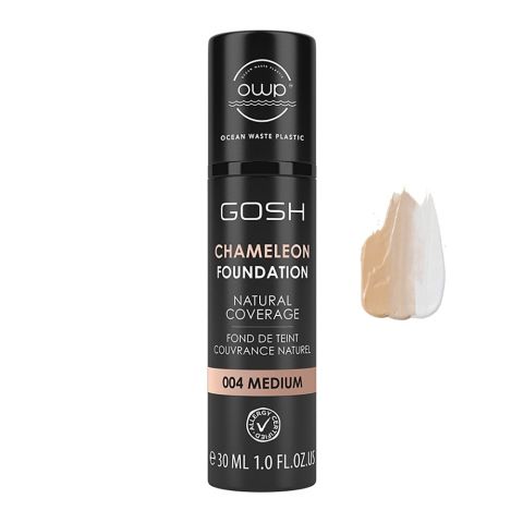 Gosh Chameleon Natural Coverage Foundation, 004 Medium