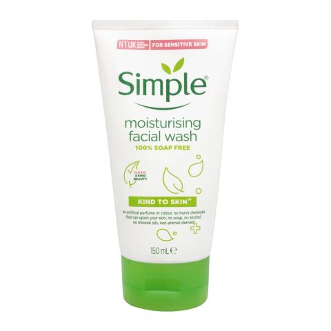 Simple Kind Of Skin Moisturising Facial Wash, For Sensitive Skin, 150ml