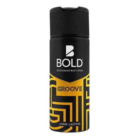 Bold Groove Long Lasting Deodorant Body Spray, For Men, 150ml