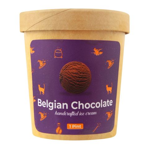 The Waffle Witch Belgian Chocolate Handcrafted Ice Cream, 500ml