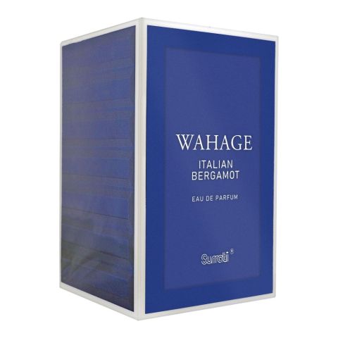 Surrati Wahage Italian Bergamot Eau De Parfum, Fragrance For Men, 100ml