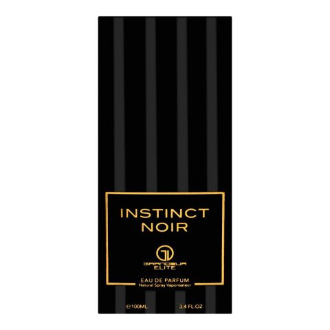 Grandeur Elite Instinct Noir Eau De Parfum, Fragrance For Men, 100ml